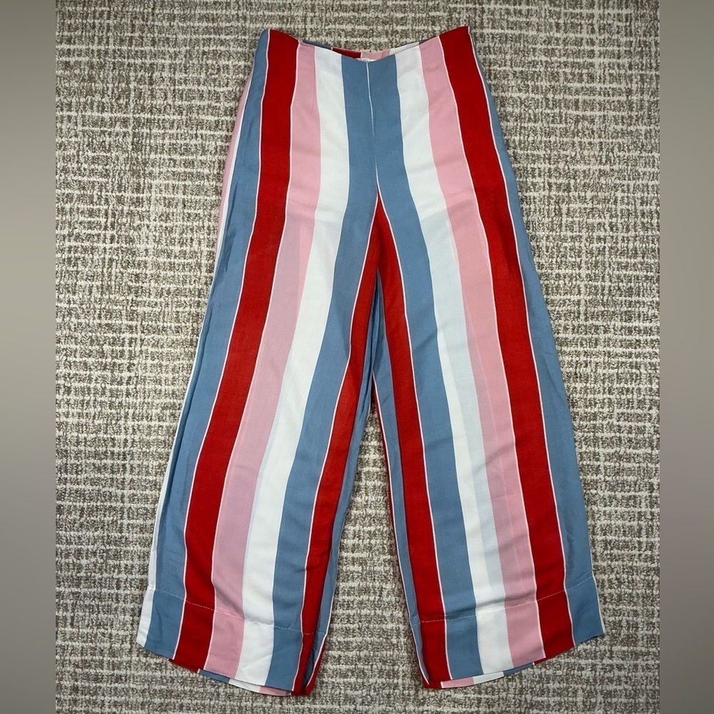 Vestique Multicolor Striped Pants Sz M